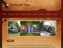 Tablet Screenshot of overlanderoasis.com